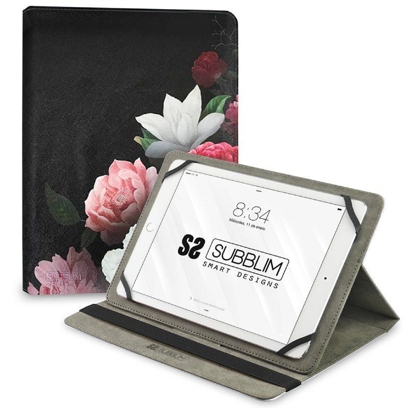 Funda Subblim Trendy Case Rosas para Tablet de 9.6"-11"